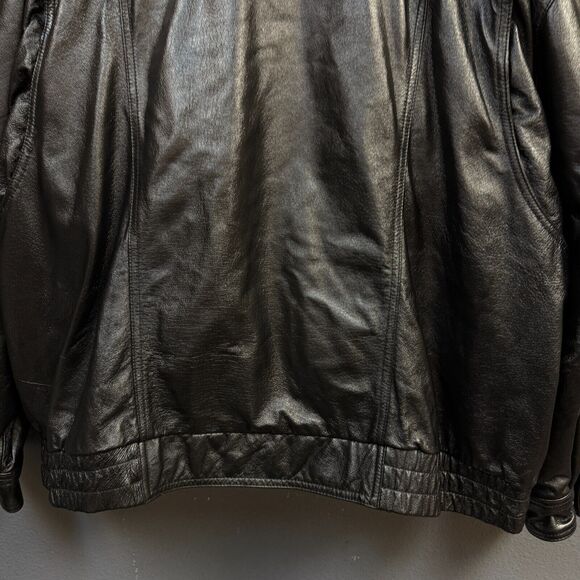 Wilsons XXXL men’s black leather jacket with Thinsulate wool fleece lining - Picture 8 of 13